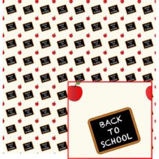 back to school pattern