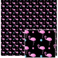 hot pink flamingo pattern