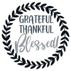 grateful thankful blessed wreath