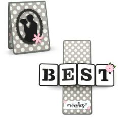 twist pop card best wishes