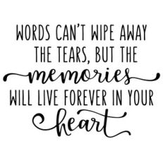 words can't wipe away phrase