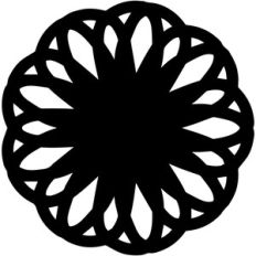 lace flower doily