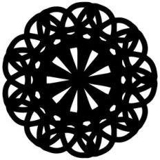 lace flower doily