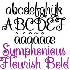 snf symphonious flourish bold