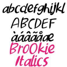 zp brookie italic