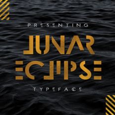 lunar eclipse font