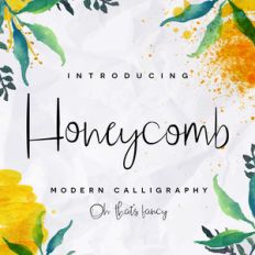 honeycomb font