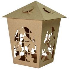 autumn leaves lantern