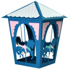 carousel horses lantern