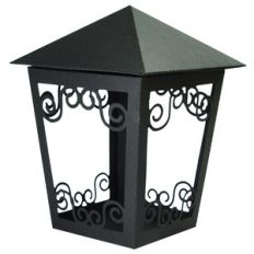 wrought iron lantern