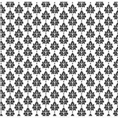 black and white damask pattern