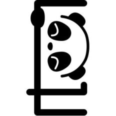 panda letter e