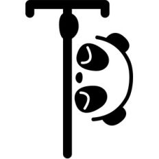 panda letter t