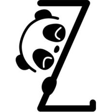 panda letter z