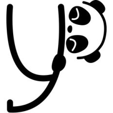 panda letter y