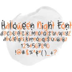 halloween night font