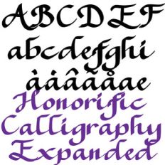 pn honorific calligraphy expanded
