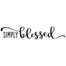 simply blessed phrase