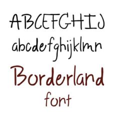 borderland font