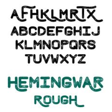 hemingwar rough font