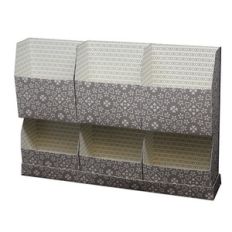 6 compartment storage unit