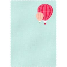 hot air balloon notecard