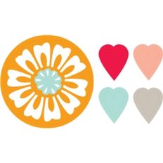 flower and hearts