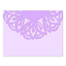 flower doily flap envelope