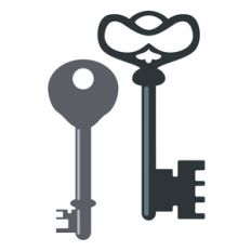 antique keys