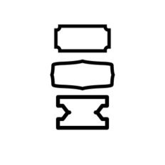 labels set of 3