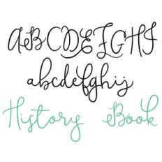 history book font