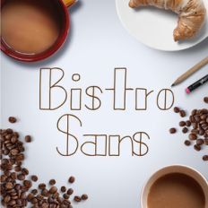 bistro sans font