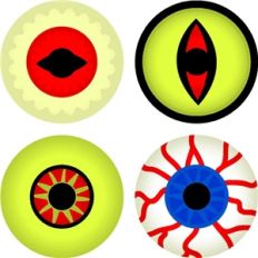 creepy eyeballs