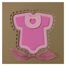 dress baby card