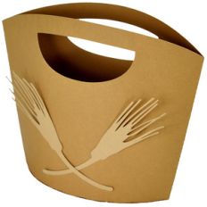 autumn wheat gift tote