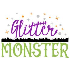 glitter monster