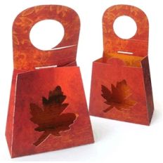 3d doorhanger box - leaf