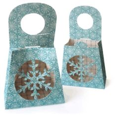 3d doorhanger box - snowflakeweb