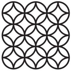 circles petals background
