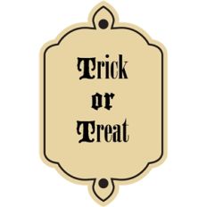 trick-or-treat tag
