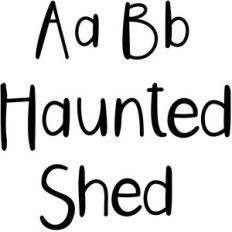 haunted shed font