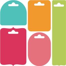 5 hang tags
