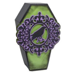crow coffin treat box
