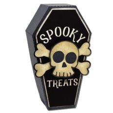 spooky treats coffin box