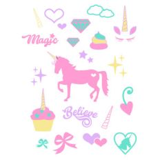 unicorn sticker set