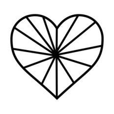 pie chart heart