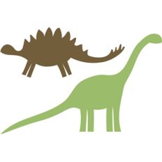 2 dinosaurs