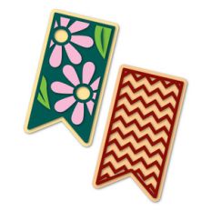 little banners flowers and chevron