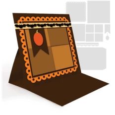 easel card- pumpkin banner