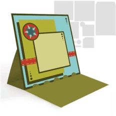 easel card- star